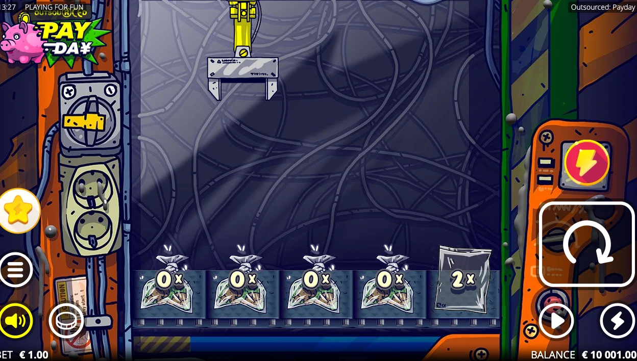 Outsourced: Payday Slot Bonus Features - Claw Machine, Bonus Spins, xGod and God Mode